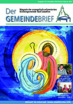 GEMEINDEBRIEF Der - Stadtkirche Bad Salzuflen