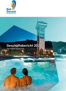 Gesch&auml;ftsbericht 2020 - Thermalbad Zurzach AG