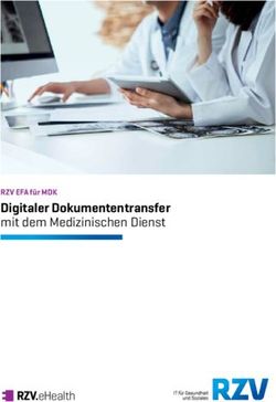 Digitaler Dokumententransfer mit dem Medizinischen Dienst - RZV EFA f&uuml;r MDK - Digitaler Dokumententransfer mit dem ...