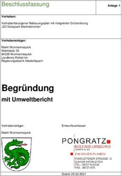 Begr&uuml;ndung mit Umweltbericht - Beschlussfassung - Markt Wurmannsquick