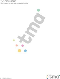 TMA Kompetenzen Kompetenzen und Verhaltensbeispiele