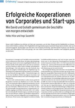 Erfolgreiche Kooperationen von Corporates und Start-ups