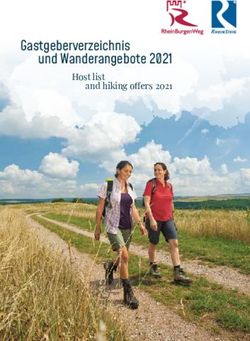 Gastgeberverzeichnis und Wanderangebote 2021 - Host list and hiking offers 2021