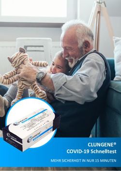 CLUNGENE COVID-19 Schnelltest - MEHR SICHERHEIT IN NUR 15 MINUTEN - Ossenberg GmbH