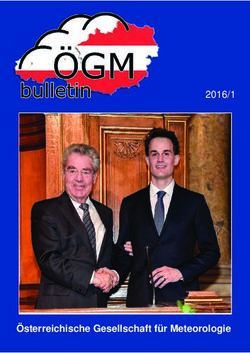 &Ouml;sterreichische Gesellschaft f&uuml;r Meteorologie 2016/1