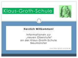 Klaus-Groth-Schule Herzlich Willkommen! - Informationen zur "neuen Oberstufe" an der Klaus-Groth-Schule