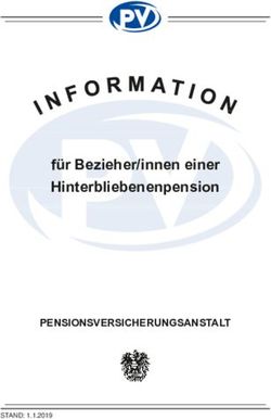 F&uuml;r Bezieher/innen einer Hinterbliebenenpension - PENSIONSVERSICHERUNGSANSTALT