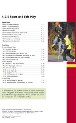 4.2.5 Sport und Fair Play