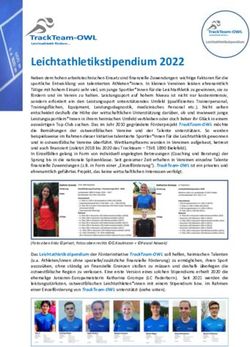 Leichtathletikstipendium 2022 - FLVW-Kreis Bielefeld