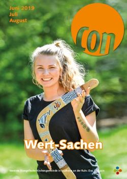 Wert-Sachen - Juni 2019 Juli August - Vereinte Evangelische Kirchengemeinde in M&uuml;lheim an der Ruhr. Das Magazin - Vereinte Evangelische ...