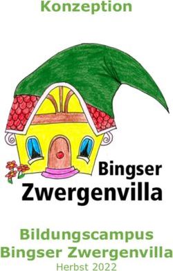 Konzeption - Bildungscampus Bingser Zwergenvilla Herbst 2022