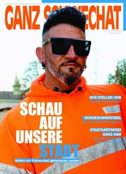 SCHAU AUF UNSERE STADT - GANZ SCHWECHATNummer 6/2021 (598) - Stadtgemeinde Schwechat