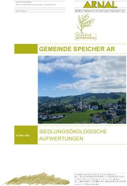 GEMEINDE SPEICHER AR - SIEDLUNGS&Ouml;KOLOGISCHE AUFWERTUNGEN 22. M&auml;rz 2022