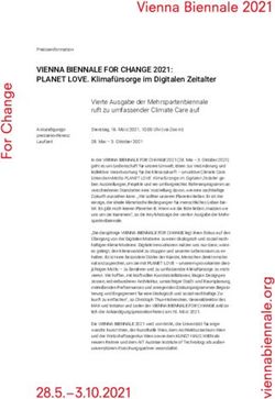 VIENNA BIENNALE FOR CHANGE 2021: PLANET LOVE. Klimafürsorge im Digitalen Zeitalter - Vienna ...
