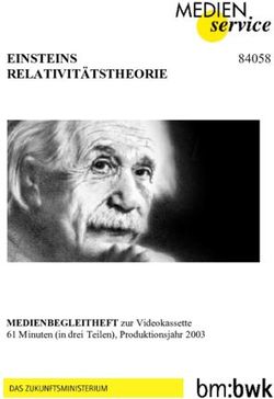 EINSTEINS RELATIVIT&Auml;TSTHEORIE 84058 - Bundesministerium f&uuml;r ...