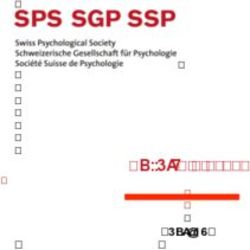 Bulletin 1/2017 Deutsch - Swiss Psychological Society
