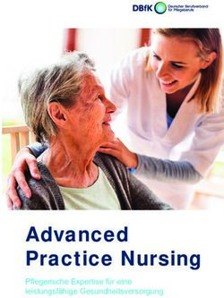 ADVANCED PRACTICE NURSING - PFLEGERISCHE EXPERTISE F&Uuml;R EINE LEISTUNGSF&Auml;HIGE GESUNDHEITSVERSORGUNG - DBFK