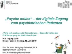 "Psyche online" - der digitale Zugang zum psychiatrischen Patienten