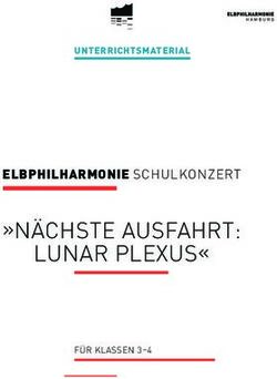 "NÄCHSTE AUSFAHRT: LUNAR PLEXUS" - ELBPHILHARMONIE SCHULKONZERT - FÜR KLASSEN 3 4