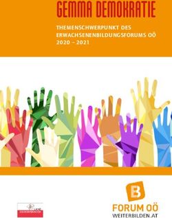 Gemma demokratie THEMENSCHWERPUNKT DES ERWACHSENENBILDUNGSFORUMS OÖ 2020 2021