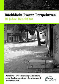 R&Uuml;CKBLICKE PRAXEN PERSPEKTIVEN 10 JAHRE REACHOUT - REACHOUT - OPFERBERATUNG UND BILDUNG GEGEN RECHTSEXTREMISMUS, RASSISMUS UND ANTISEMITISMUS