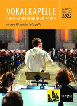 VOKALKAPELLE 2022 JAHRES - Theatinerkirche