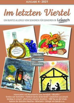 Im letzten Viertel - Gemeinde Leinach