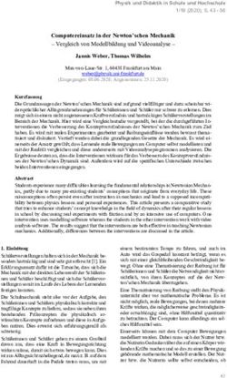 Computereinsatz in der Newton'schen Mechanik-Vergleich von Modellbildung und Videoanalyse-PhyDid