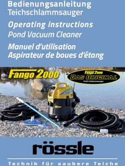 Bedienungsanleitung Teichschlammsauger