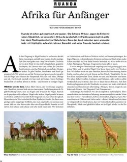 Afrika f&uuml;r Anf&auml;nger - Globetrotter