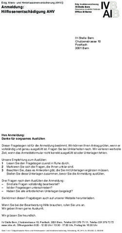 Ihre Anmeldung: Danke für sorgsames Ausfüllen