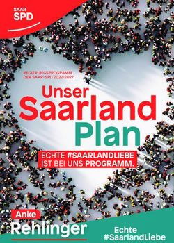 Saarland Plan ECHTE #SAARLANDLIEBE IST BEI UNS PROGRAMM - #SaarlandLiebe - Saar-SPD