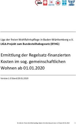 Ermittlung der Regelsatz-finanzierten Kosten im sog. gemeinschaftlichen Wohnen ab 01.01.2020