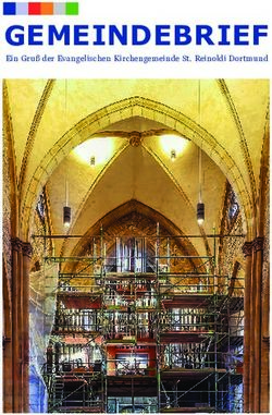 GEMEINDEBRIEF Ein Gru&szlig; der Evangelischen Kirchengemeinde St. Reinoldi Dortmund - reinoldi-do.de