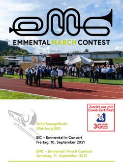SCHULHAUSGEL&Auml;NDE OBERBURG (BE) EIC - EMMENTAL IN CONCERT FREITAG, 10. SEPTEMBER 2021 EMC - EMMENTAL MARCH CONTEST SAMSTAG, 11. SEPTEMBER 2021