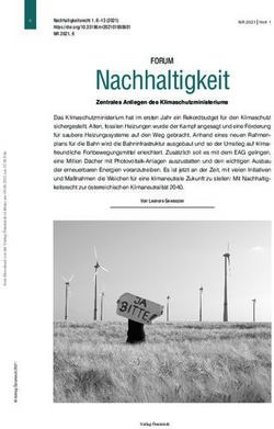 Nachhaltigkeit FORUM - Verlag Österreich eLibrary