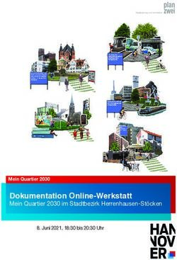 Dokumentation Online-Werkstatt - Mein Quartier 2030 im Stadtbezirk Herrenhausen-St&ouml;cken
