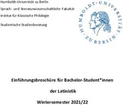 Einführungsbroschüre für Bachelor-Student*innen der Latinistik Wintersemester 2021/22 - Humboldt-Universität zu Berlin Sprach- und ...