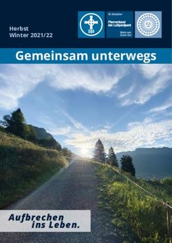 Gemeinsam unterwegs - Aufbrechen - Pfarrverband am Luitpoldpark
