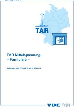 TAR Mittelspannung - Formulare-Anhang E Der VDE-AR-N 4110:2018-11 ...