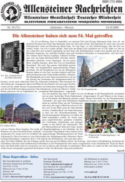 Die Allensteiner haben sich zum 54. Mal getroffen