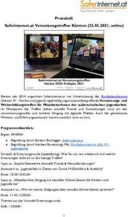 Protokoll: Saferinternet.at Vernetzungstreffen K&auml;rnten (23.03.2021, online)