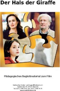 Der Hals der Giraffe - P&auml;dagogisches Begleitmaterial zum Film S&auml;chsischer Kinder- und Jugendfilmdienst e.V.