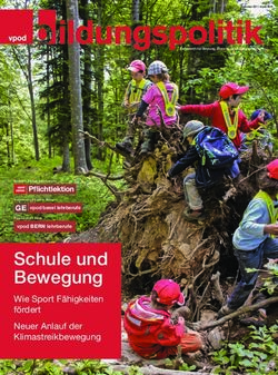Schule und Bewegung Wie Sport Fähigkeiten fördert Neuer Anlauf der Klimastreikbewegung - VPOD