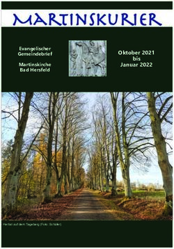 Martinskurier Oktober 2021 bis Januar 2022 - Evangelischer Gemeindebrief Martinskirche Bad Hersfeld - Ev. Martinskirche Bad Hersfeld