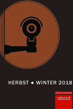 HERBST WINTER 2018 abod - H&ouml;rbuch M&uuml;nchen - ABOD Verlag