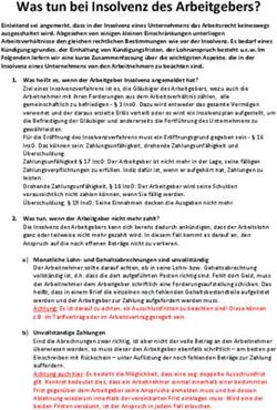 Was tun bei Insolvenz des Arbeitgebers?