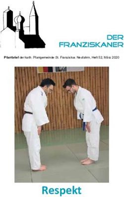 Respekt - Der Franziskaner - Erzbistum M&uuml;nchen und Freising