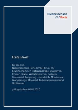 Hafentarif - Niedersachsen Ports