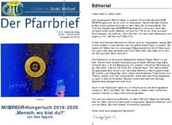 Editorial - St. Michael G&ouml;ttingen